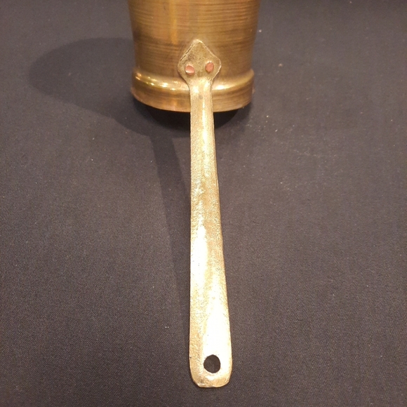 Brass Pot Ladle Dipper w/ Long Handle ~ Hancrafted - Picture 7 of 9